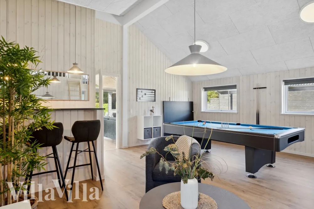 Aktivitetsrum med poolbord