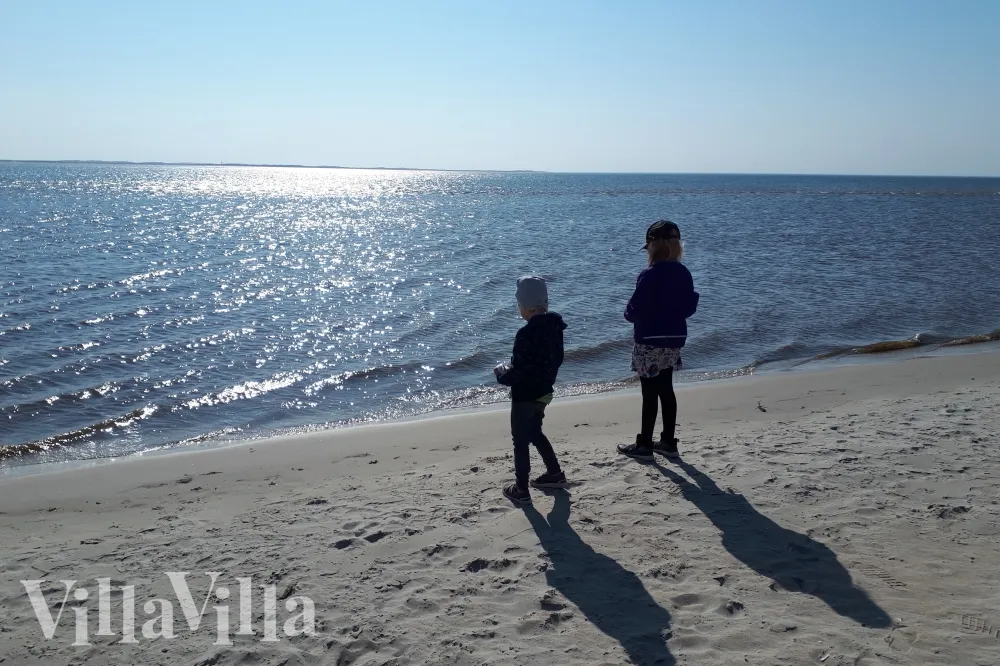 Børn på Rømø strand